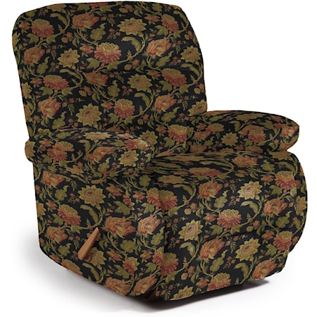 Maddox Rocker Recliner with Line-Tufted Back