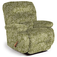 Maddox Rocker Recliner with Line-Tufted Back