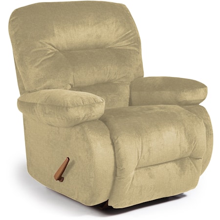 Maddox Rocker Recliner with Line-Tufted Back