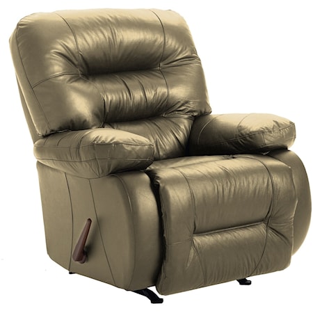 Maddox Rocker Recliner with Line-Tufted Back