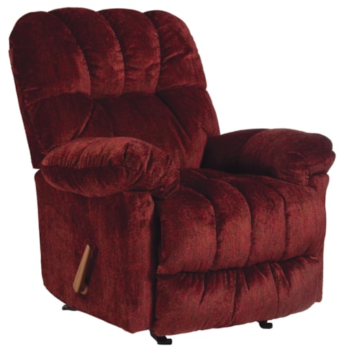 McGinnis Casual Swivel Glider Recliner with Plush Upholstered Arms
