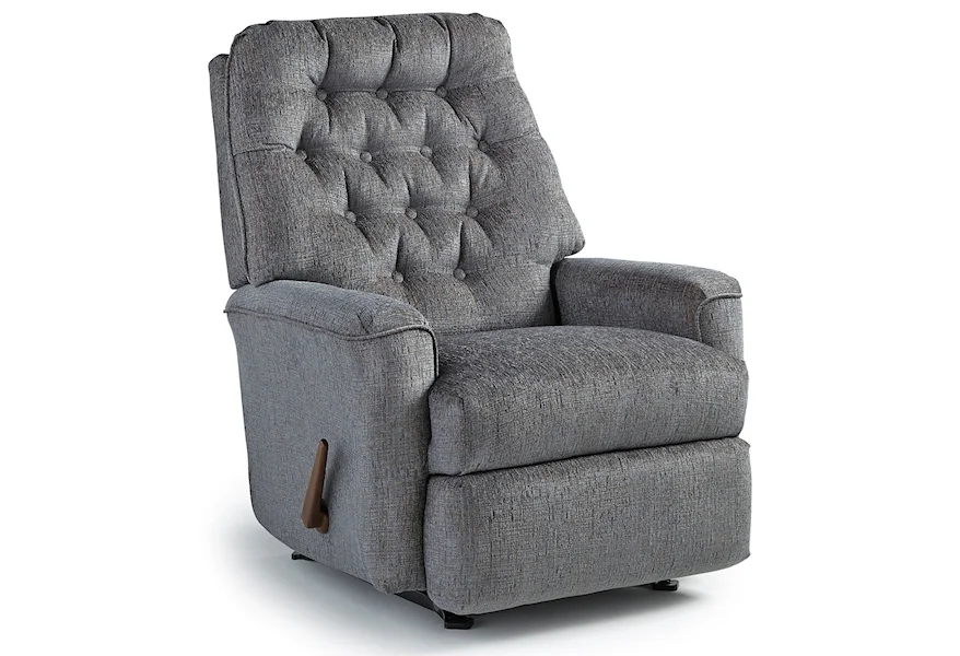 Medium Recliners Mexi Wallhugger Recliner by Best Home Furnishings at Conlin's Furniture