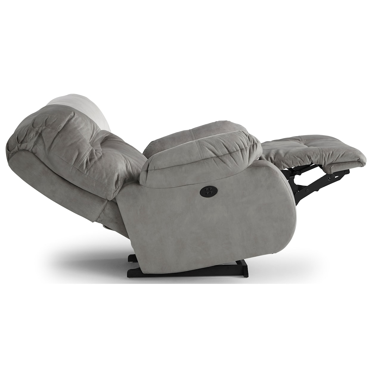 Best Home Furnishings Medium Recliners Power Rock Recliner w/ Pwr Headrest