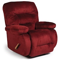 Maddox Swivel Glider Recliner with Line-Tufted Back