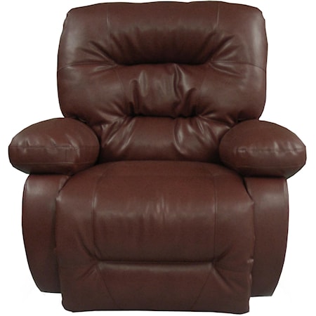 Maddox Swivel Glider Recliner with Line-Tufted Back