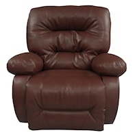 Maddox Swivel Glider Recliner with Line-Tufted Back