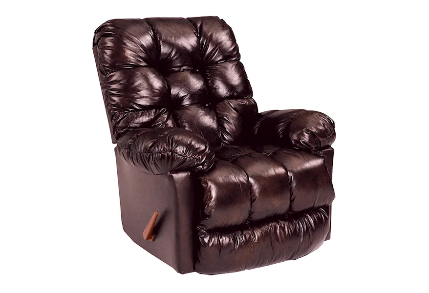 Brosmer Power Rocker Recliner w/ Pwr Headrest by Bravo Furniture at Bennett's Furniture and Mattresses