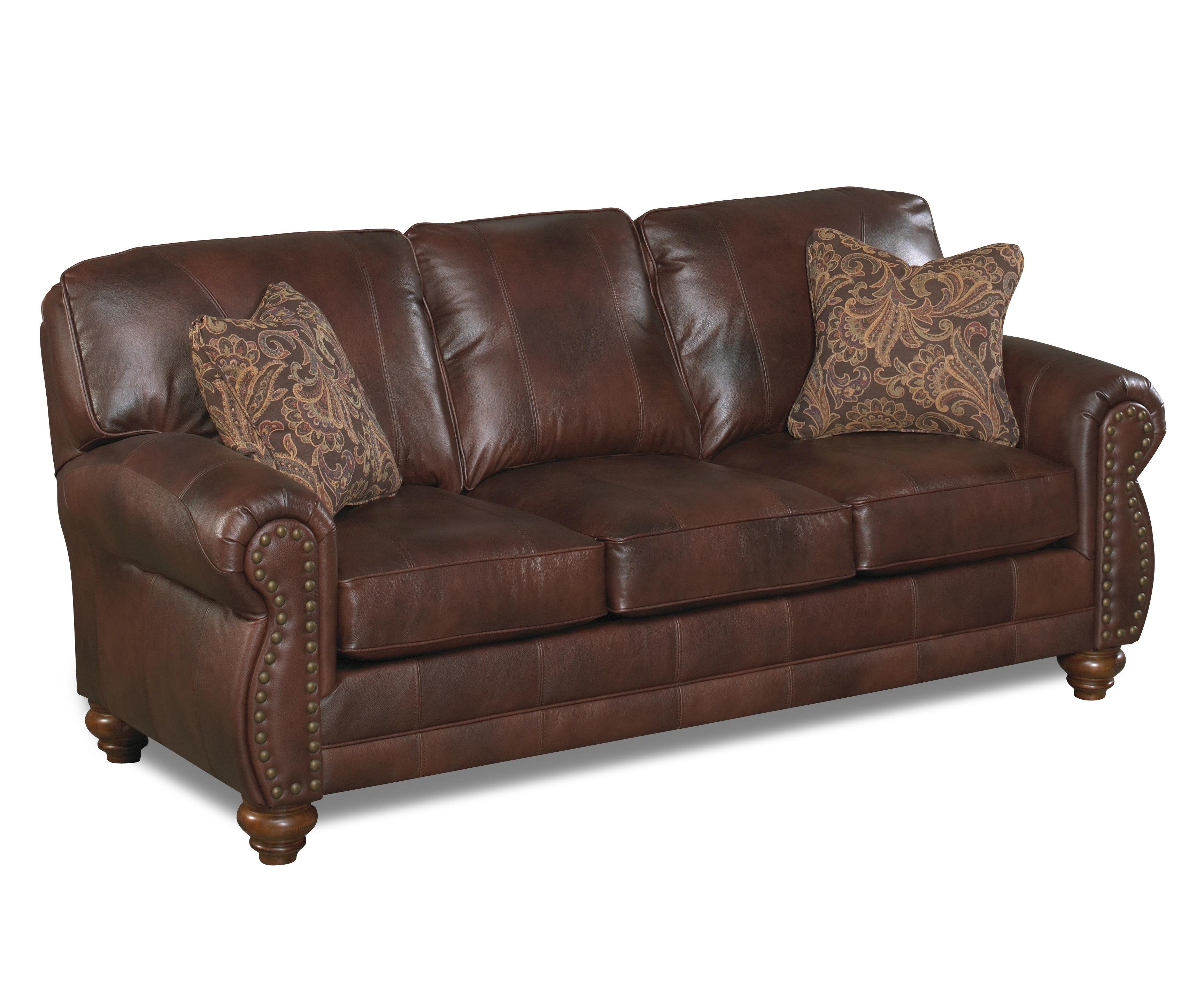 Best Home Furnishings Noble S64DWLU 71508L Stationary Leather Sofa