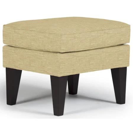 Karla Ottoman with Modern Tapered Legs