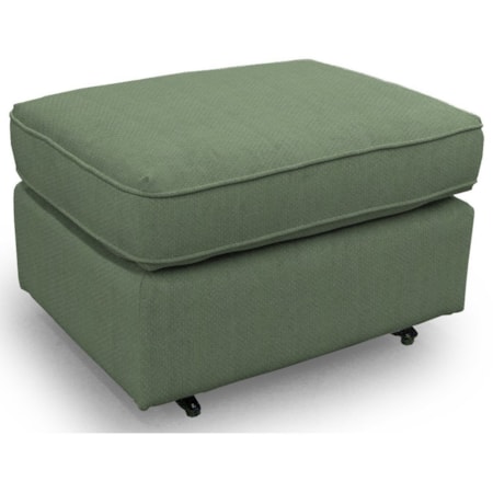 Rounded Casual Ottoman