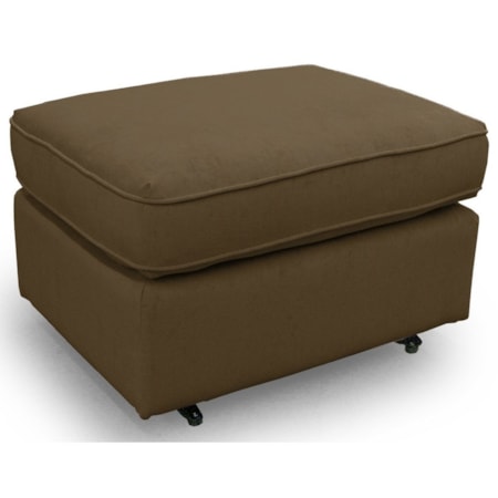 Rounded Casual Ottoman
