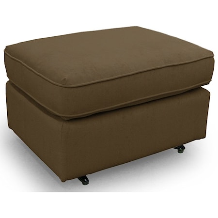 Rounded Casual Ottoman