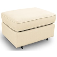 Smooth Rounded Casual Ottoman