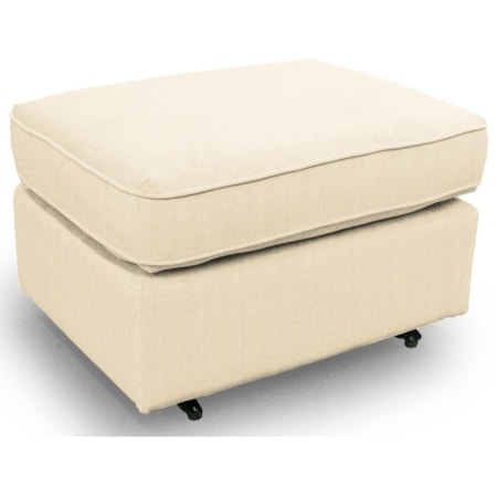 Rounded Casual Ottoman