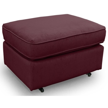 Rounded Casual Ottoman