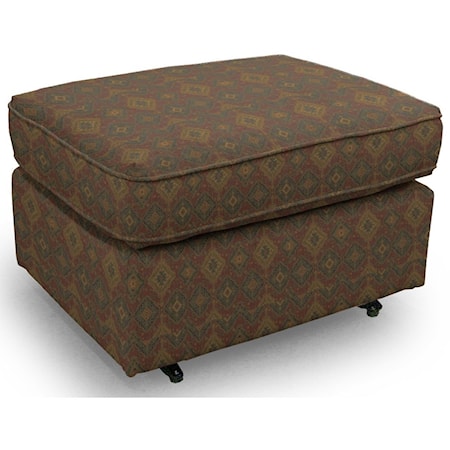 Smooth Rounded Casual Ottoman