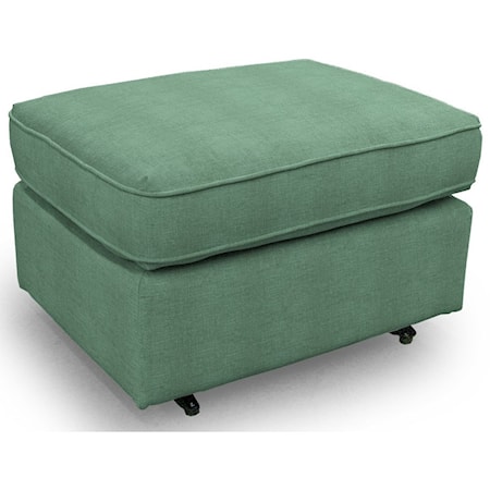 Smooth Rounded Casual Ottoman