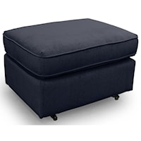 Smooth Rounded Casual Ottoman