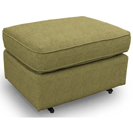 Smooth Rounded Casual Ottoman