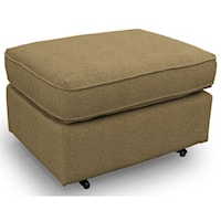 Smooth Rounded Casual Ottoman