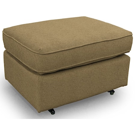 Rounded Casual Ottoman