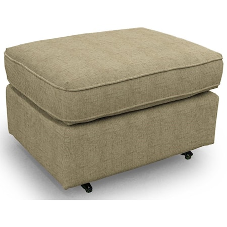 Smooth Rounded Casual Ottoman