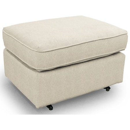 Smooth Rounded Casual Ottoman