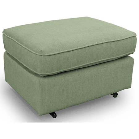 Rounded Casual Ottoman