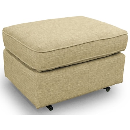 Rounded Casual Ottoman