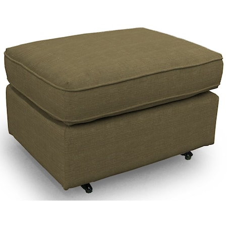 Rounded Casual Ottoman