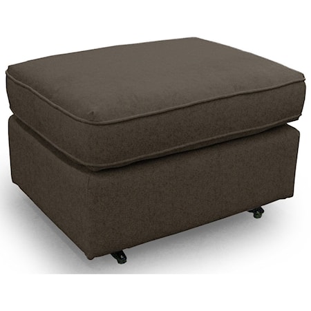 Rounded Casual Ottoman