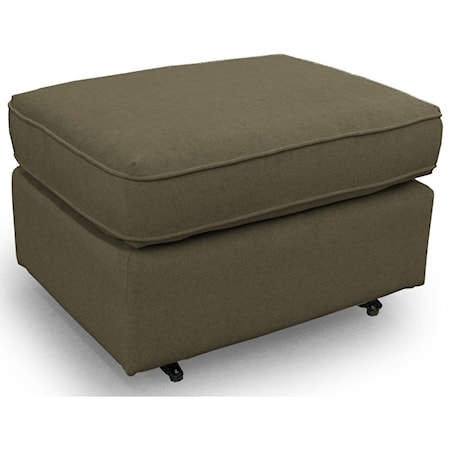 Rounded Casual Ottoman