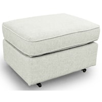 Smooth Rounded Casual Ottoman