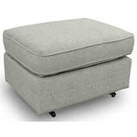 Smooth Rounded Casual Ottoman