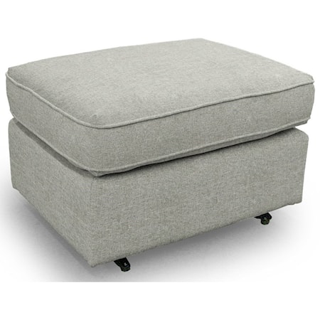 Rounded Casual Ottoman