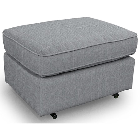 Rounded Casual Ottoman