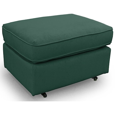 Smooth Rounded Casual Ottoman