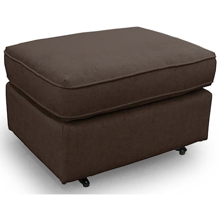 Rounded Casual Ottoman