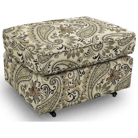 Rounded Casual Ottoman