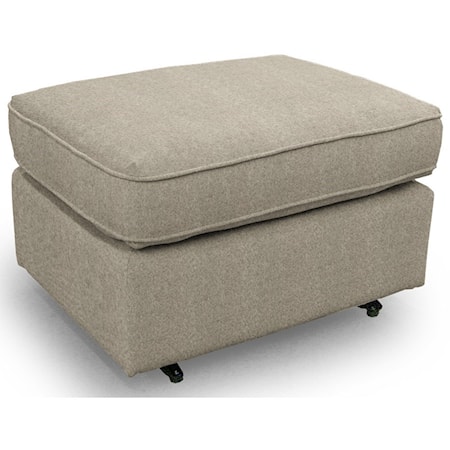 Smooth Rounded Casual Ottoman