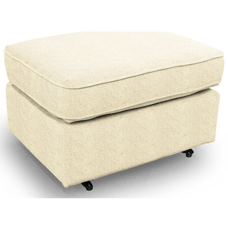 Rounded Casual Ottoman