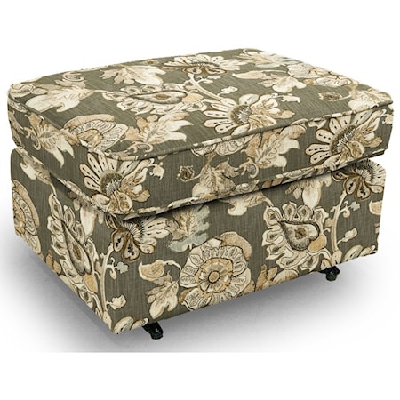 Rounded Casual Ottoman