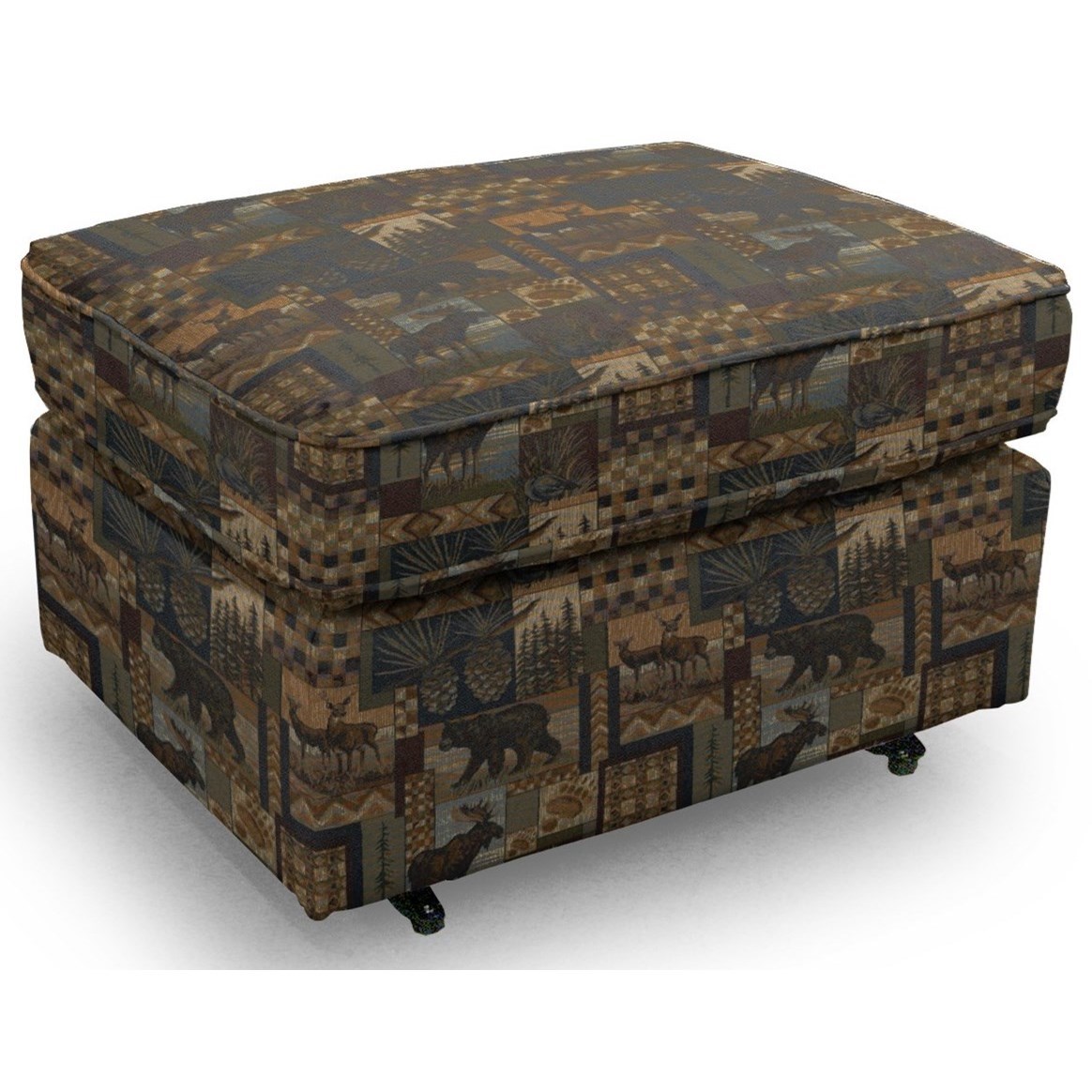 Best Home Furnishings Ottomans 0026 Smooth Rounded Casual Ottoman