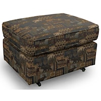 Smooth Rounded Casual Ottoman