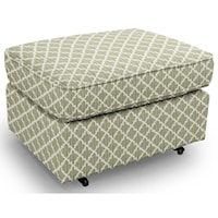 Smooth Rounded Casual Ottoman