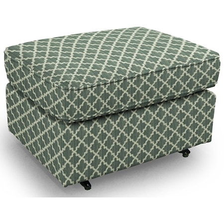 Rounded Casual Ottoman