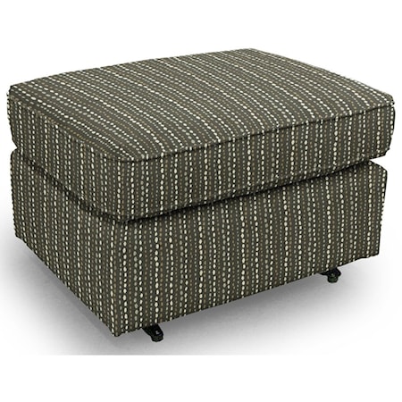 Smooth Rounded Casual Ottoman