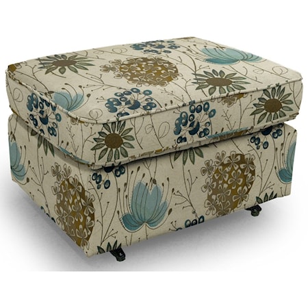 Rounded Casual Ottoman