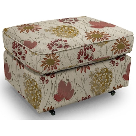 Smooth Rounded Casual Ottoman