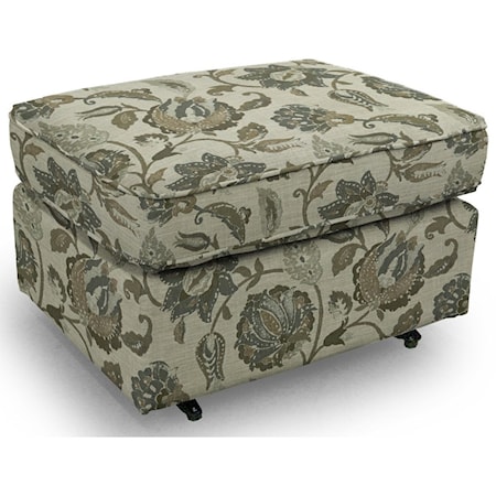 Rounded Casual Ottoman
